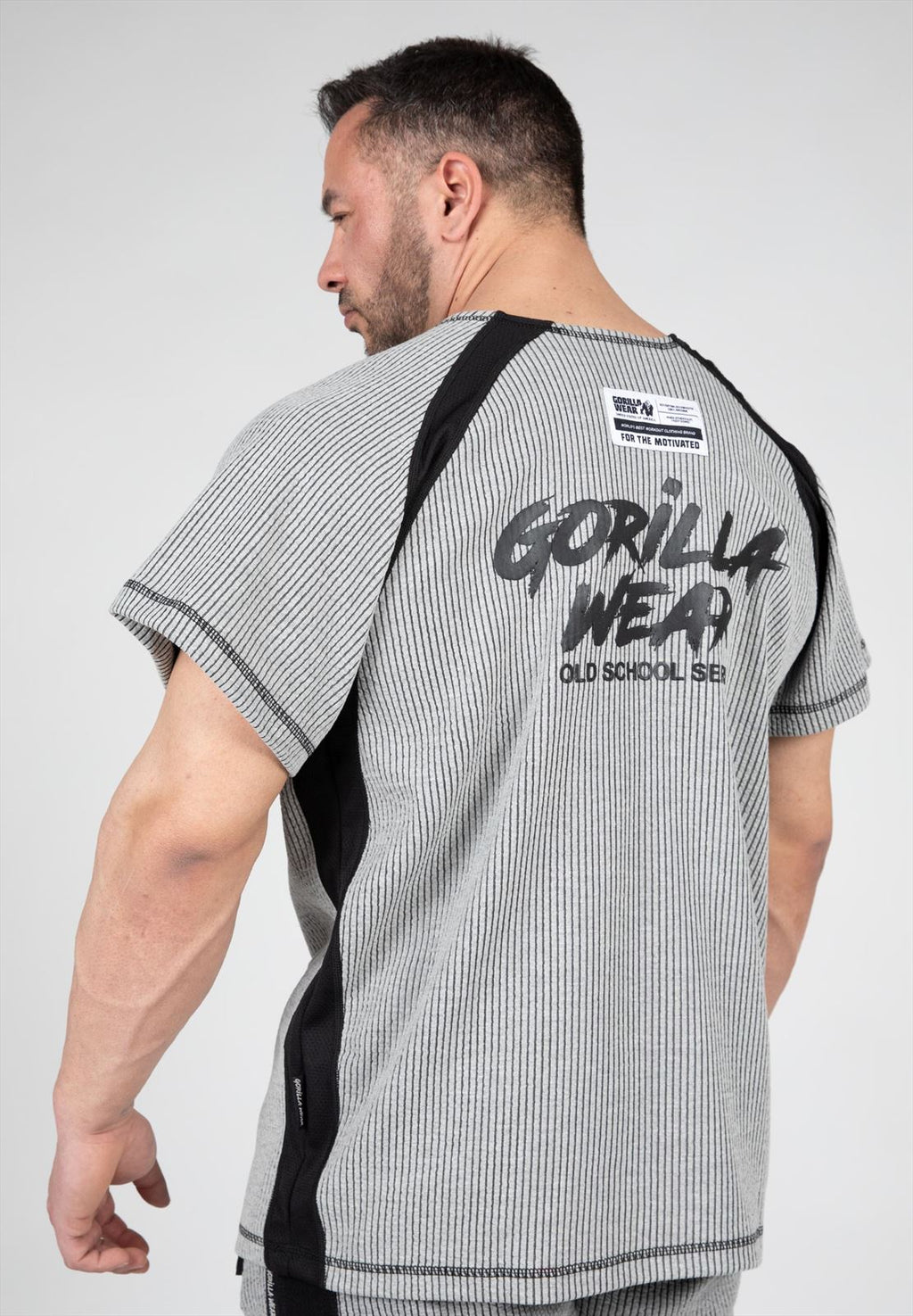 Gorilla Wear Augustine Old School Work Out Top - Grijs