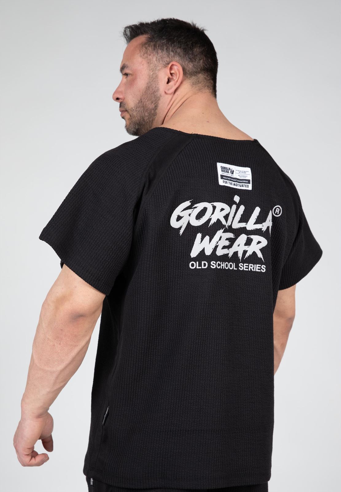 Gorilla Wear Augustine Old School Work Out Top - Zwart