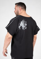 Gorilla Wear Buffalo Old School Workout T-Shirt - Zwart/Grijs