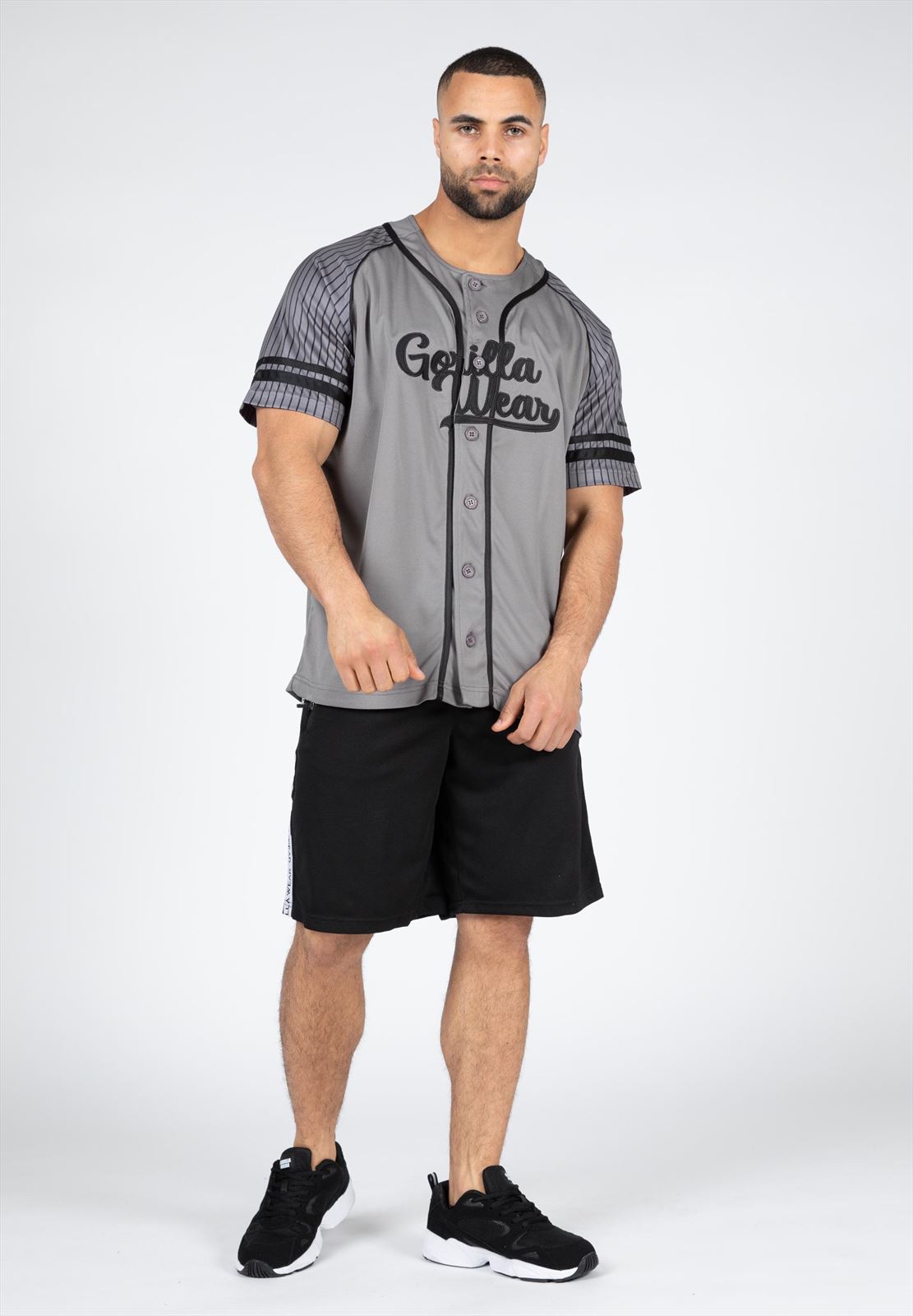 Gorilla Wear 82 Baseball Jersey - Grijs