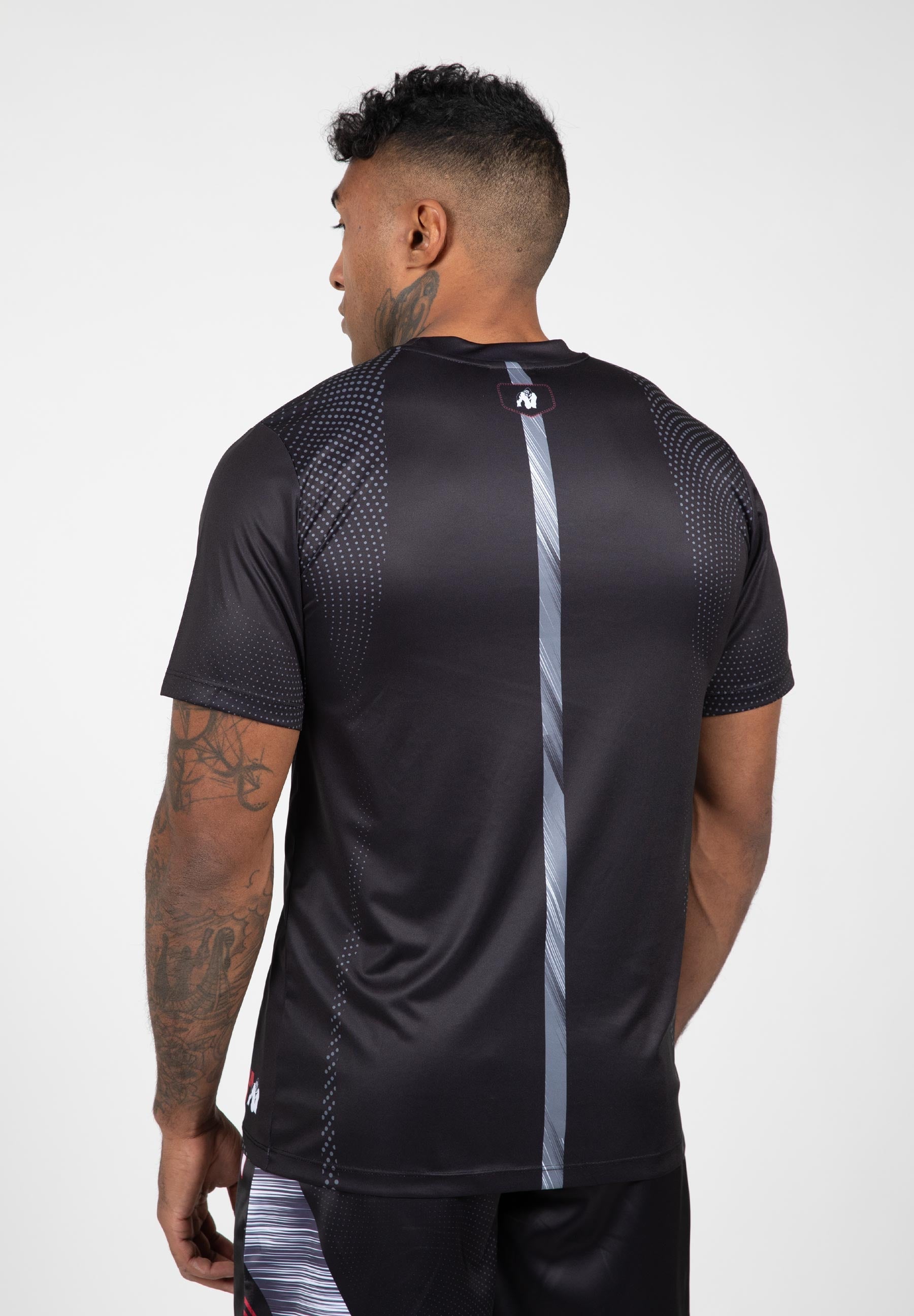 Gorilla Wear Clayton T-shirt - Zwart/Rood