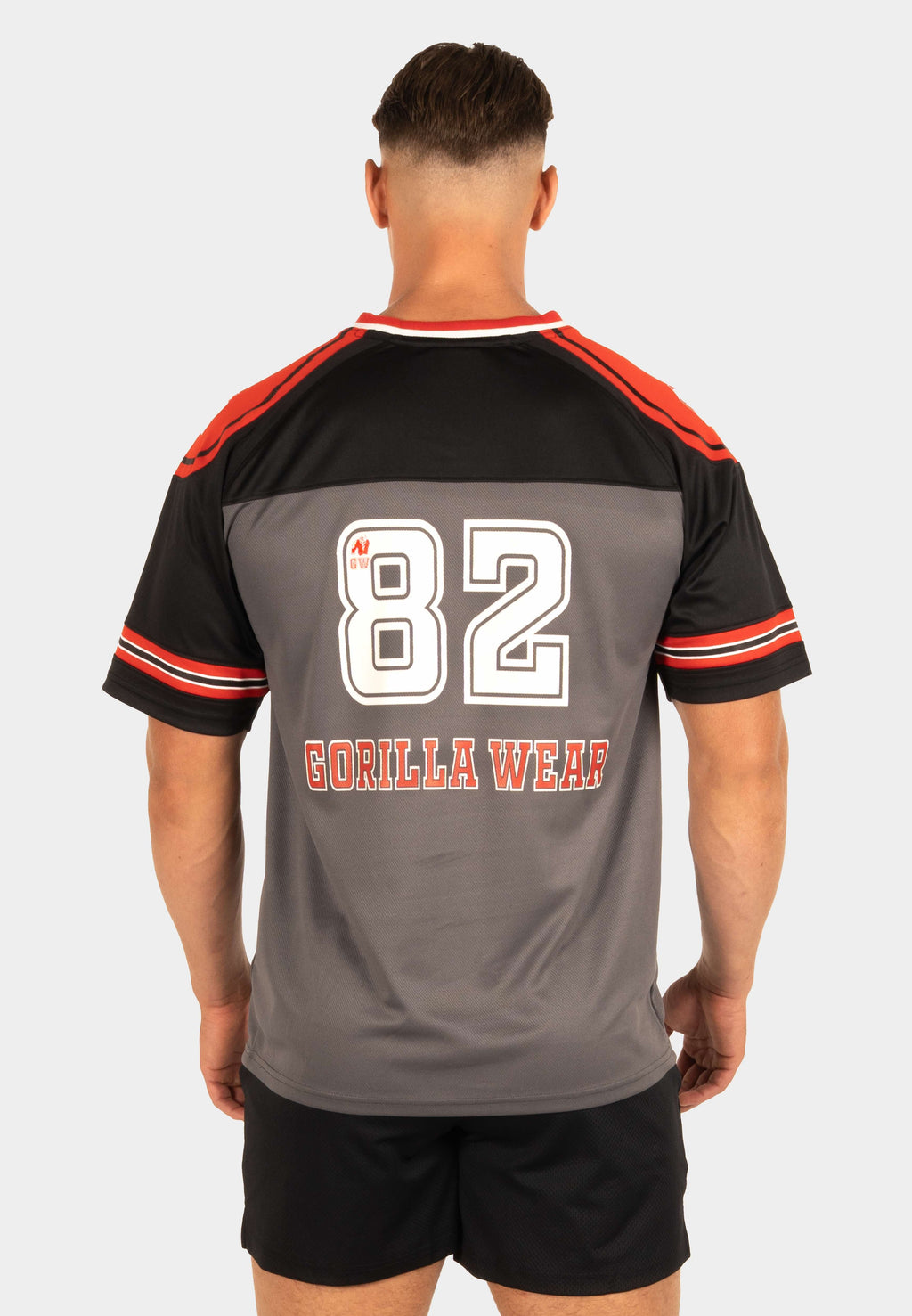 Gorilla Wear Tyler Football Jersey - Zwart/Rood