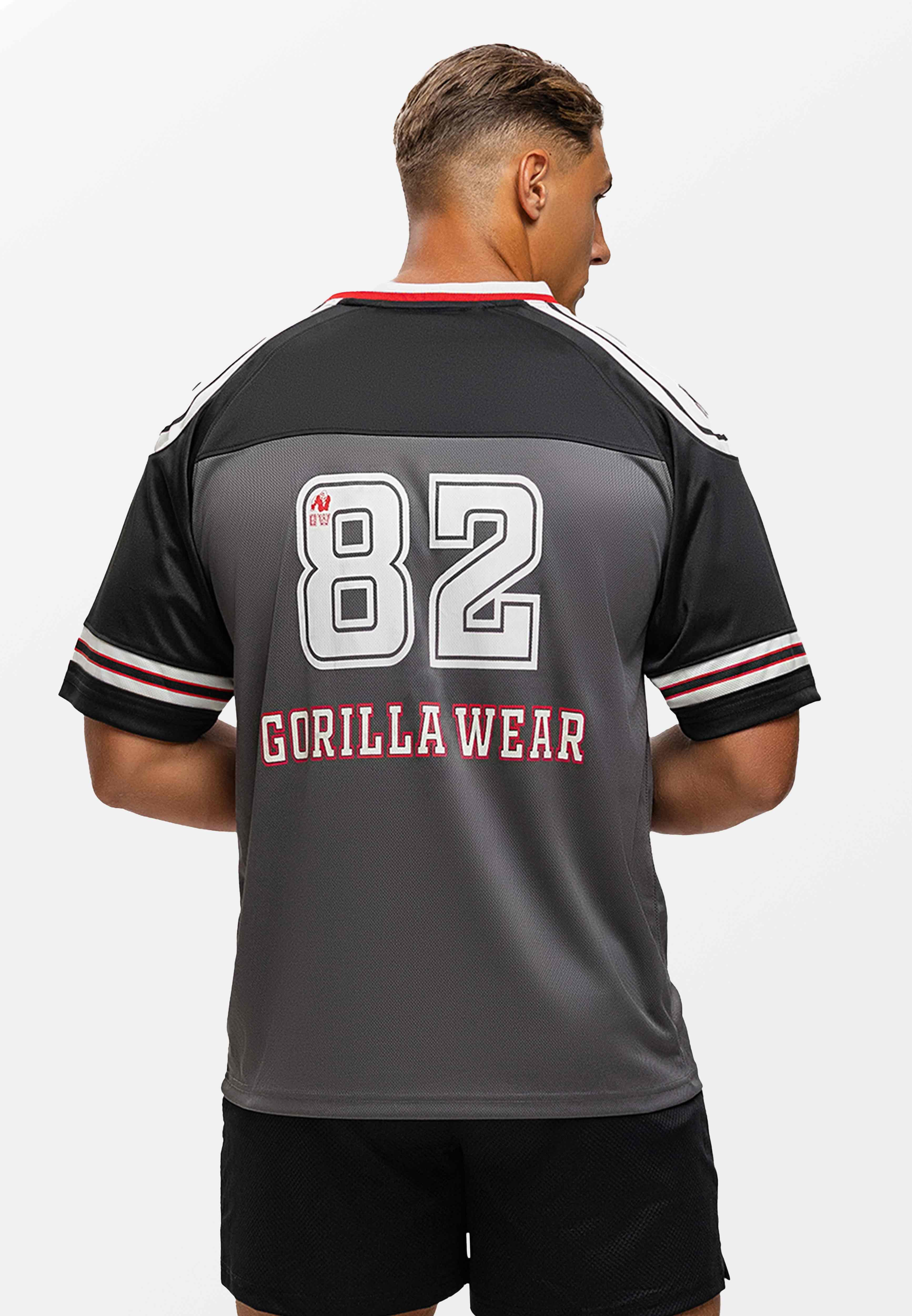 Gorilla Wear Tyler Football Jersey - Zwart/Wit