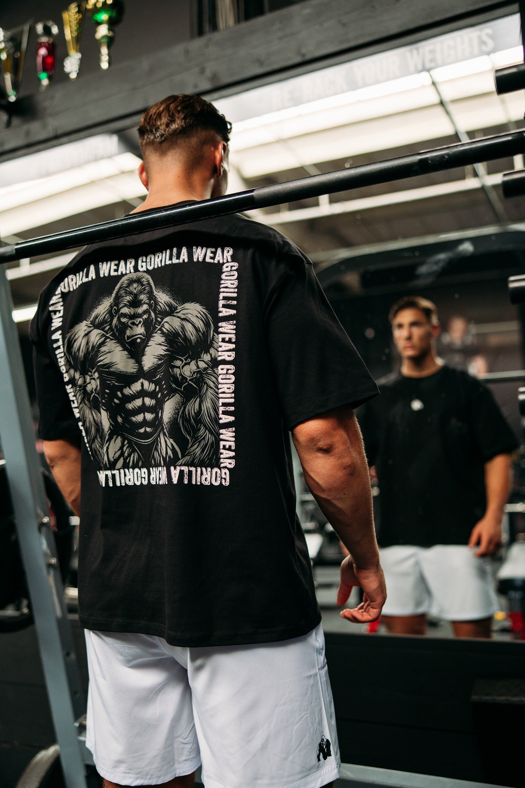 Gorilla Wear Philip Oversized T-shirt - Zwart