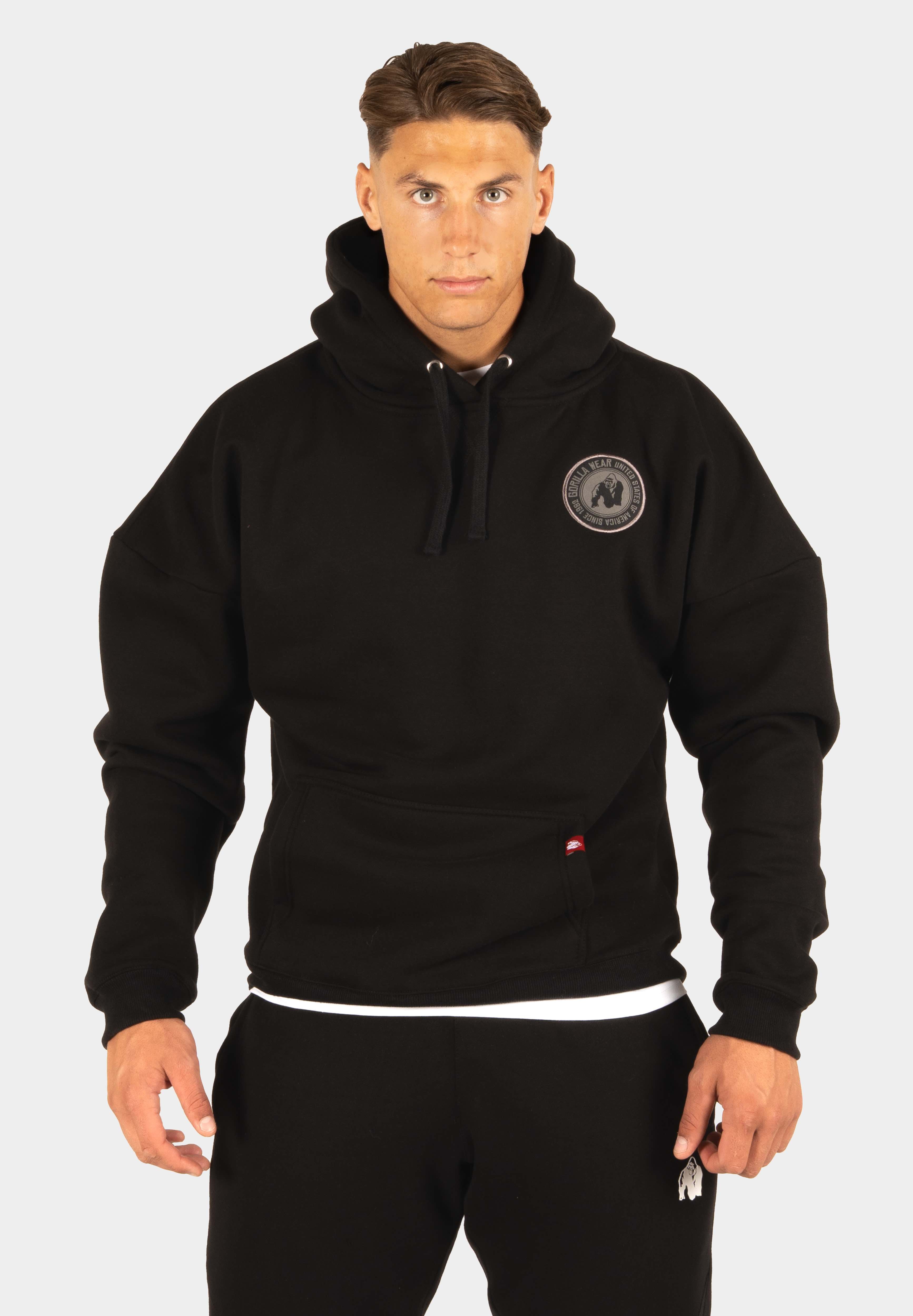 Gorilla Wear Jordan Oversized Hoodie - Zwart