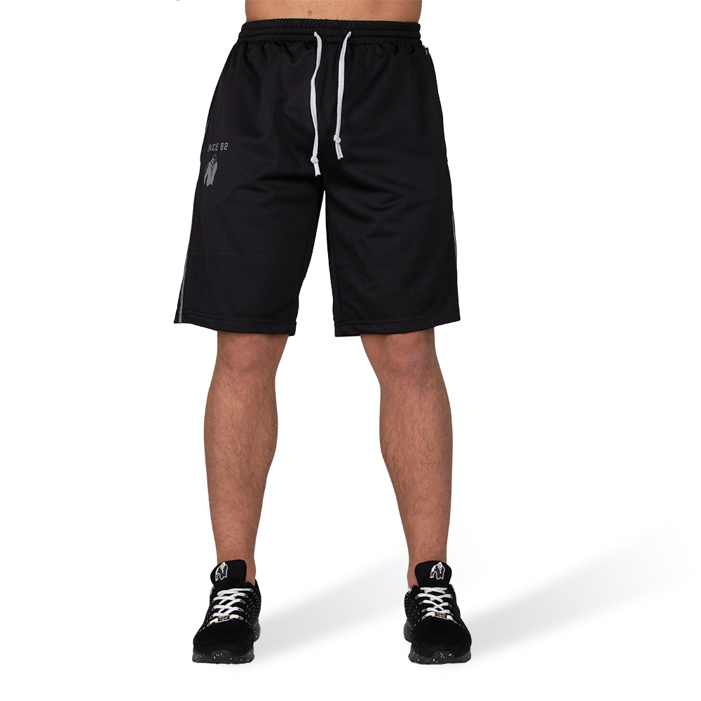 Gorilla Wear Functional Mesh Shorts - Zwart/Rood