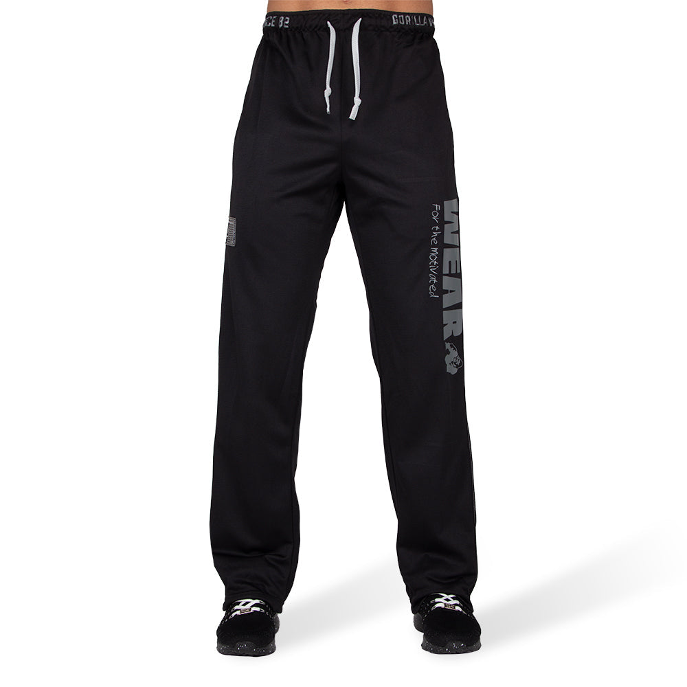 Gorilla Wear Logo Mesh Trainingsbroek - Zwart