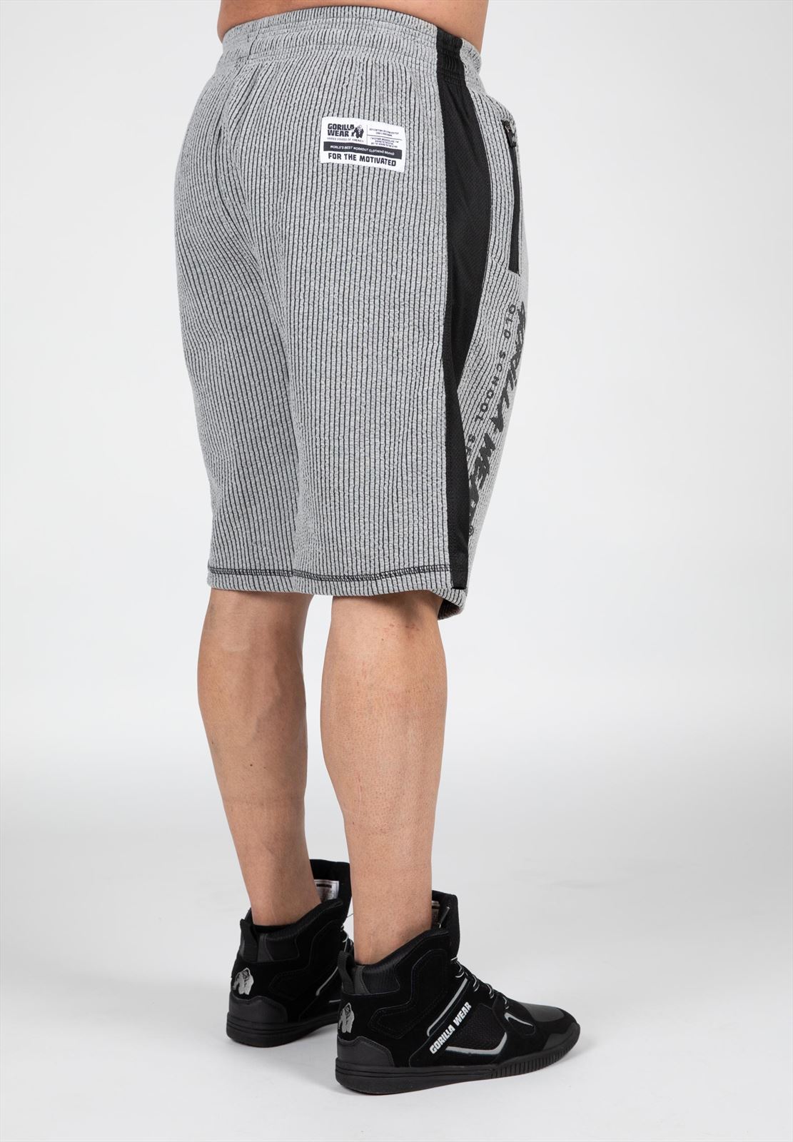 Gorilla Wear Augustine Old School Shorts - Grijs