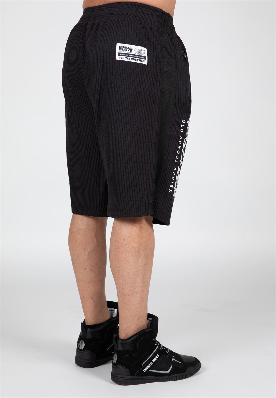 Gorilla Wear Augustine Old School Shorts - Zwart