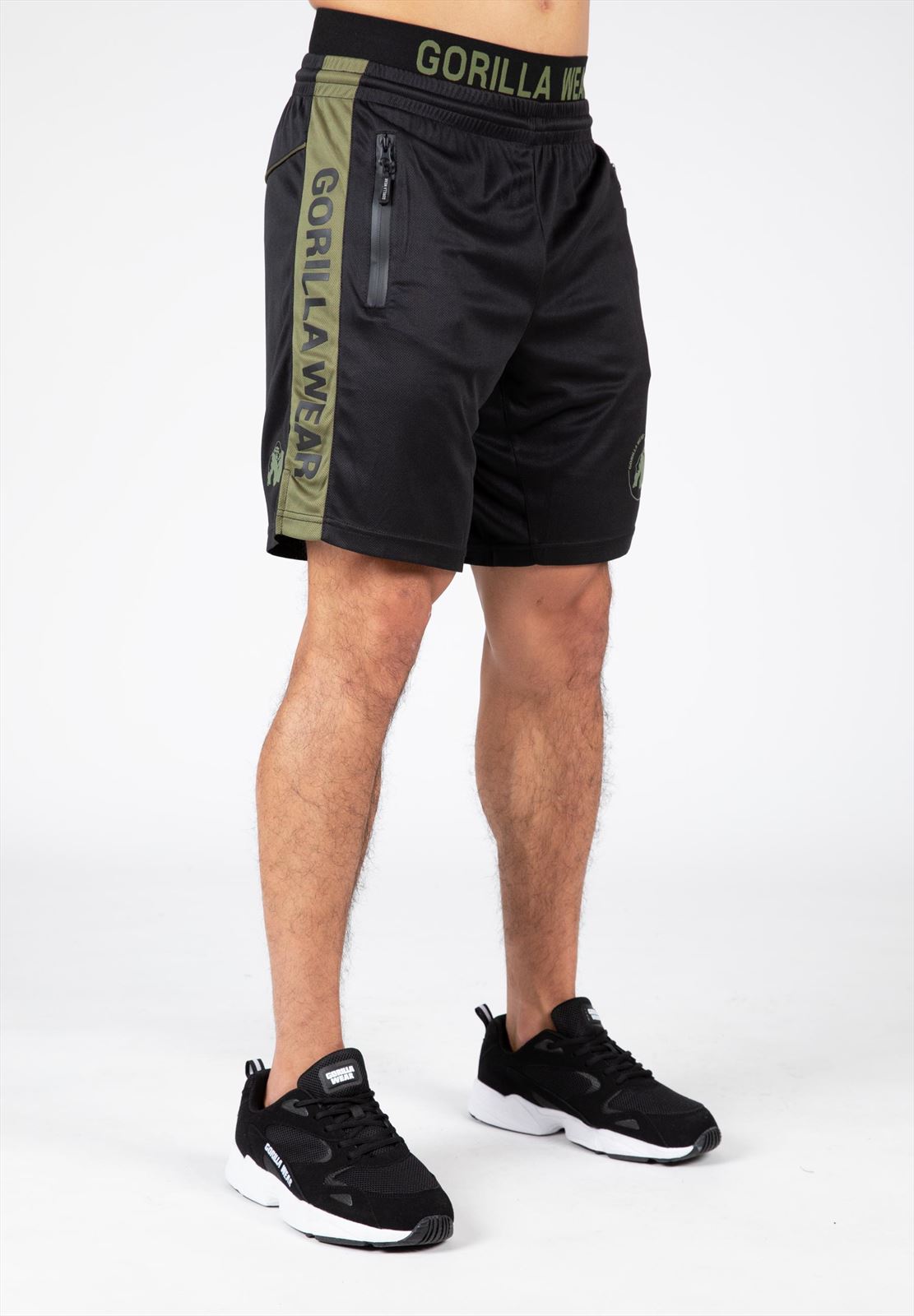 Gorilla Wear Atlanta Shorts - Zwart/Groen