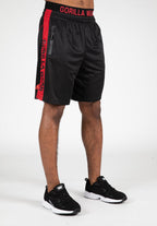 Gorilla Wear Atlanta Shorts - Zwart/Rood