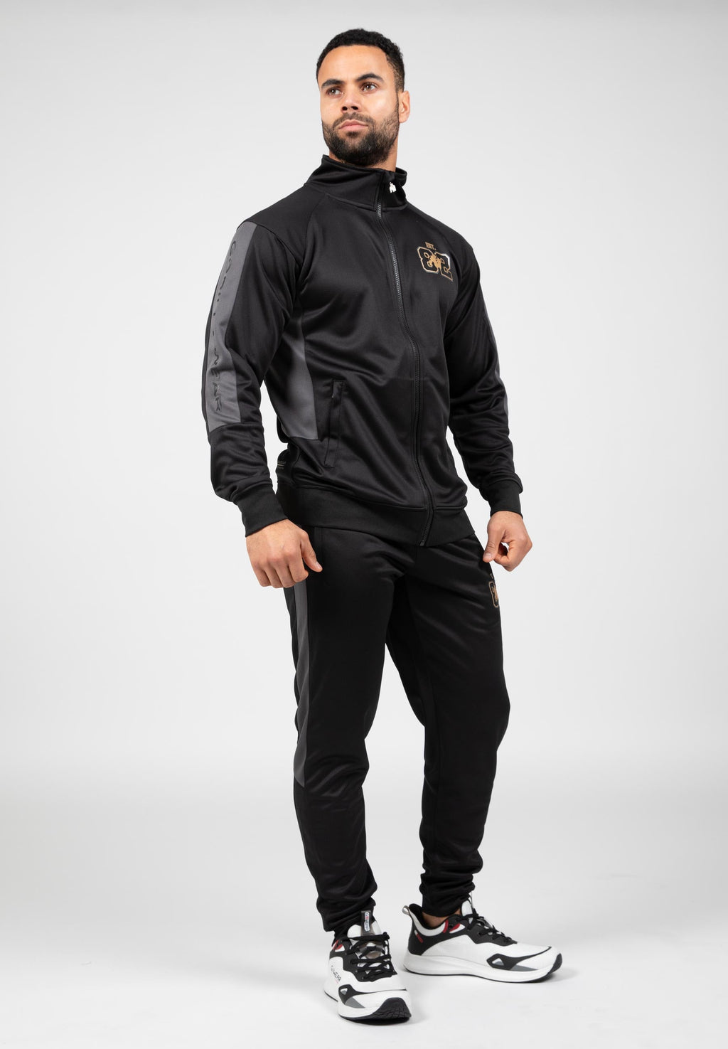 Gorilla Wear Devon Trainingsbroek - Zwart/Grijs