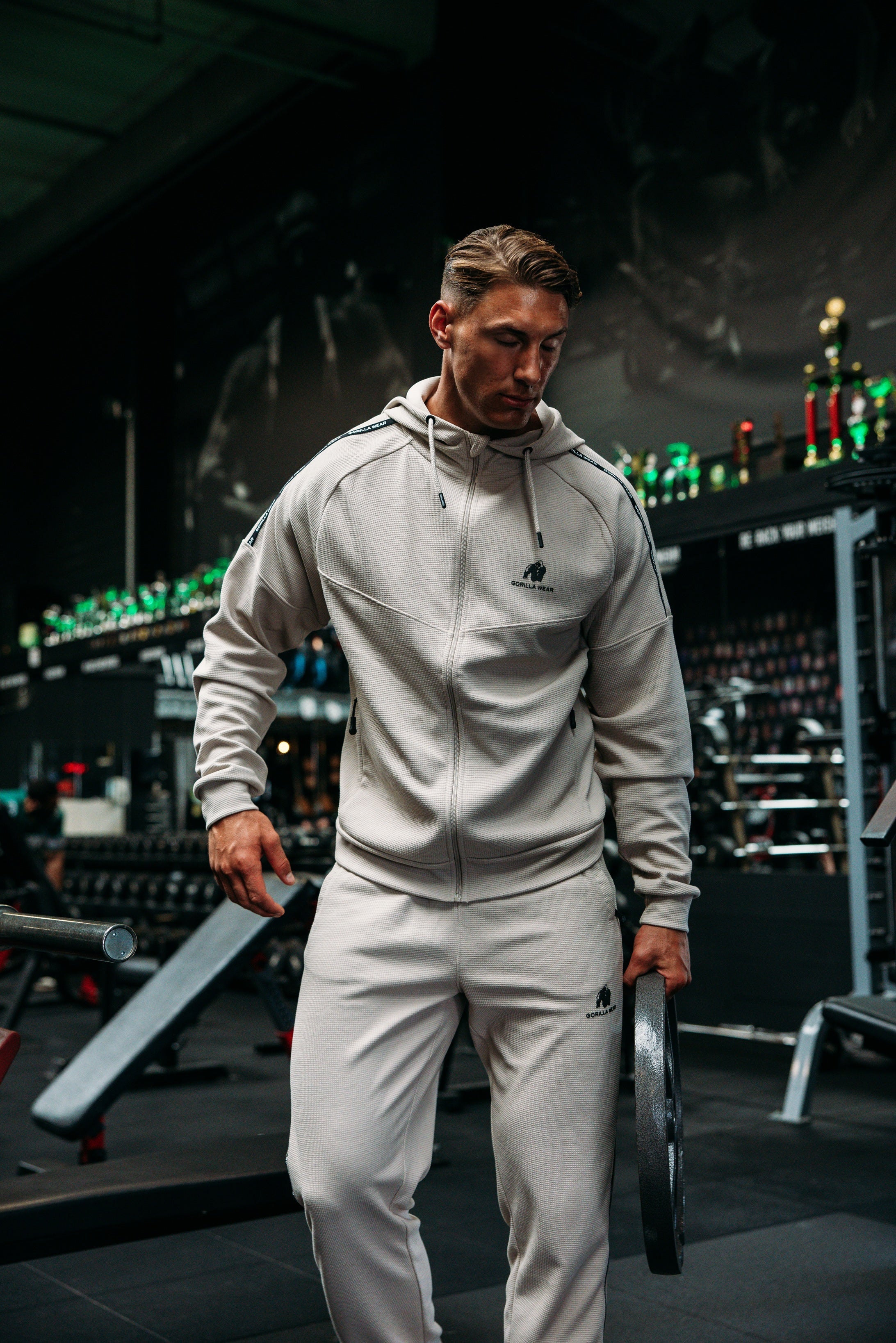 Gorilla Wear Harvey Trainingsbroek - Beige