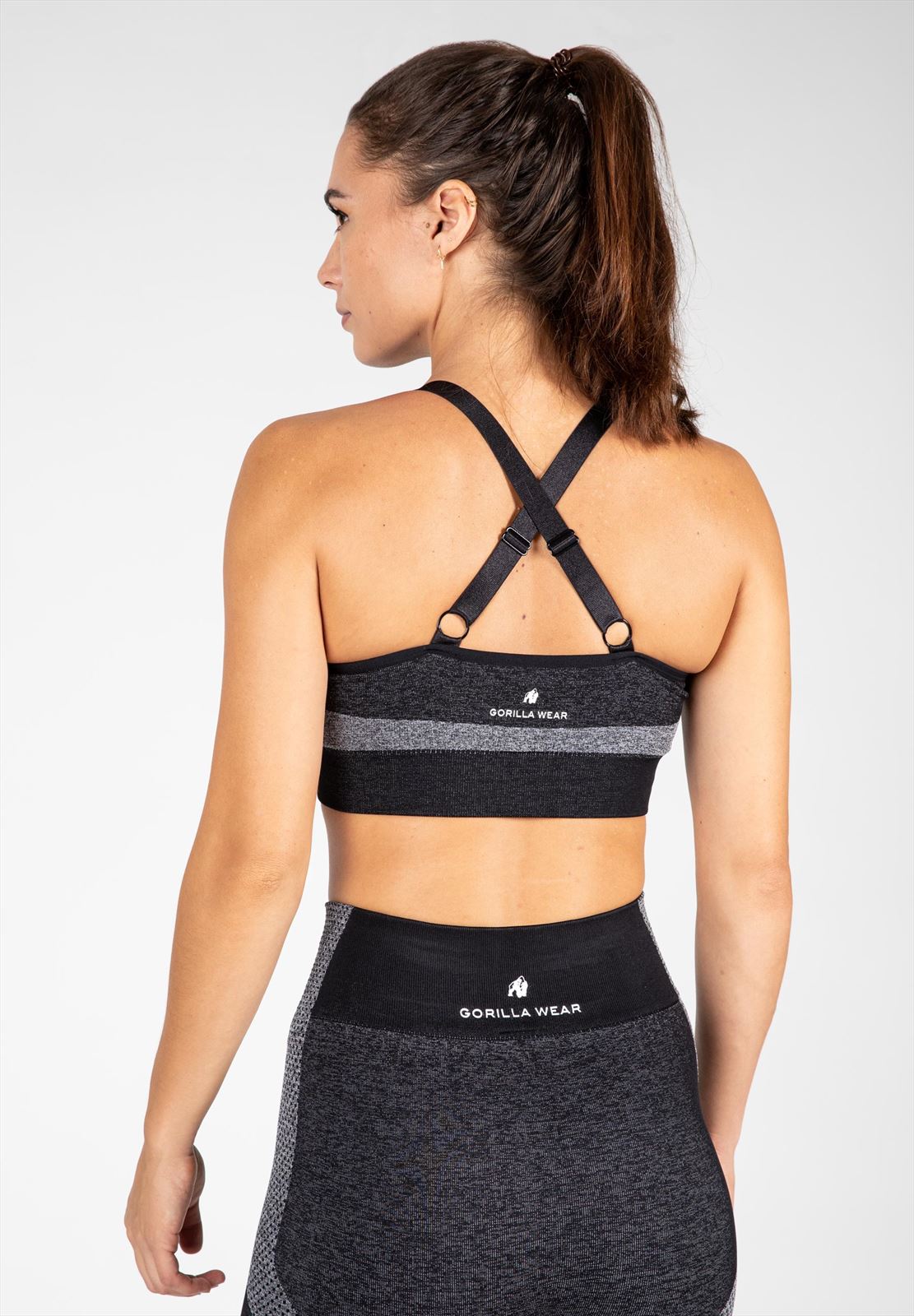 Gorilla Wear Selah Seamless Sportbeha - Zwart