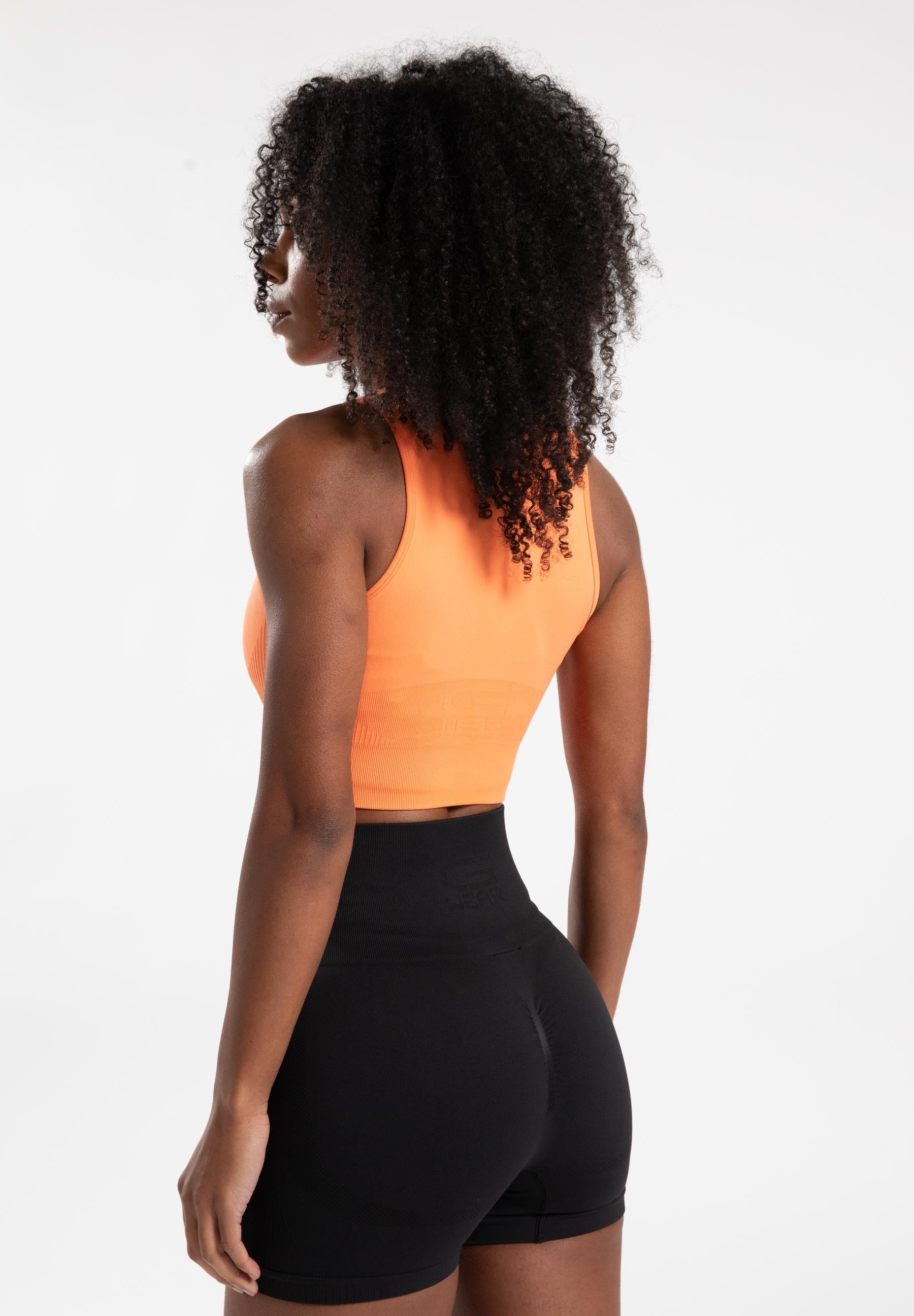 Gorilla Wear Olivia Seamless Crop Top - Perzik
