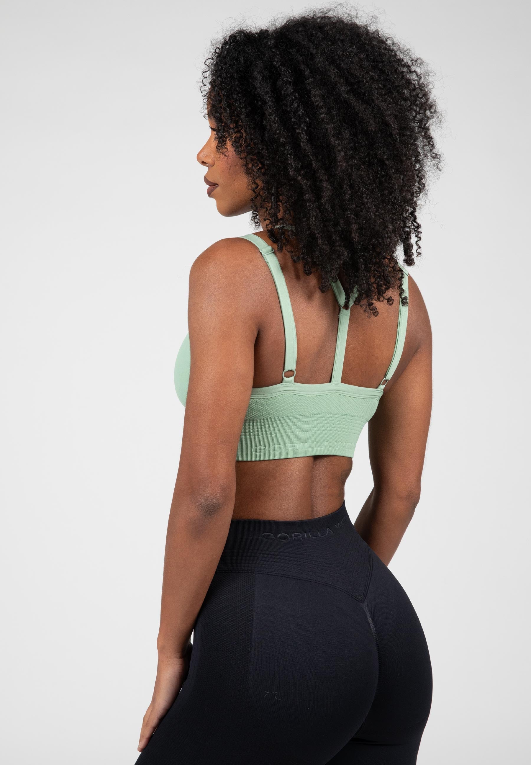 Gorilla Wear Whitney Seamless Sportbeha - Groen