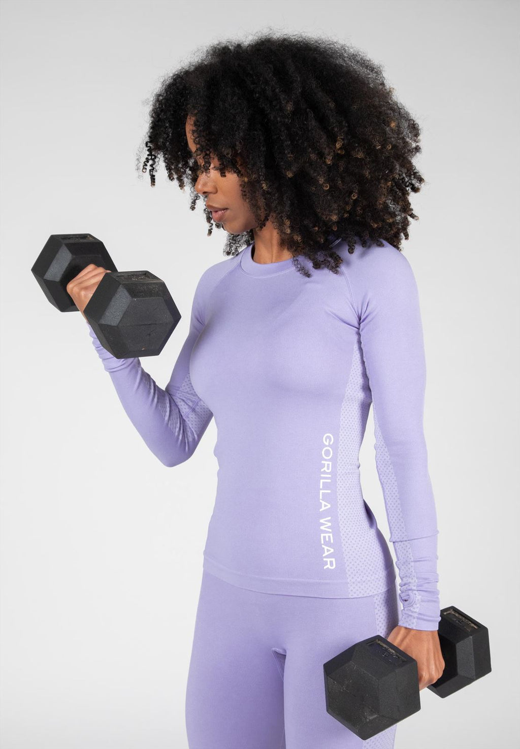 Gorilla Wear Selah Seamless Longsleeve - Lila
