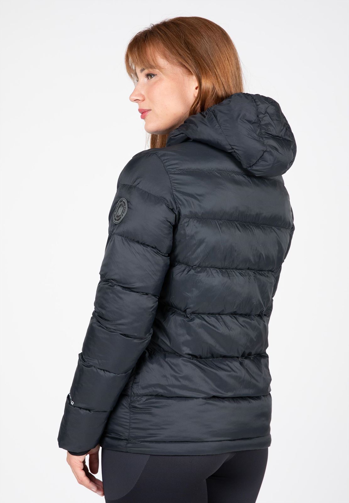 Gorilla Wear Rachel Puffer Jas - Zwart