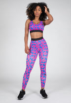 Gorilla Wear Colby Legging - Blauw/Roze