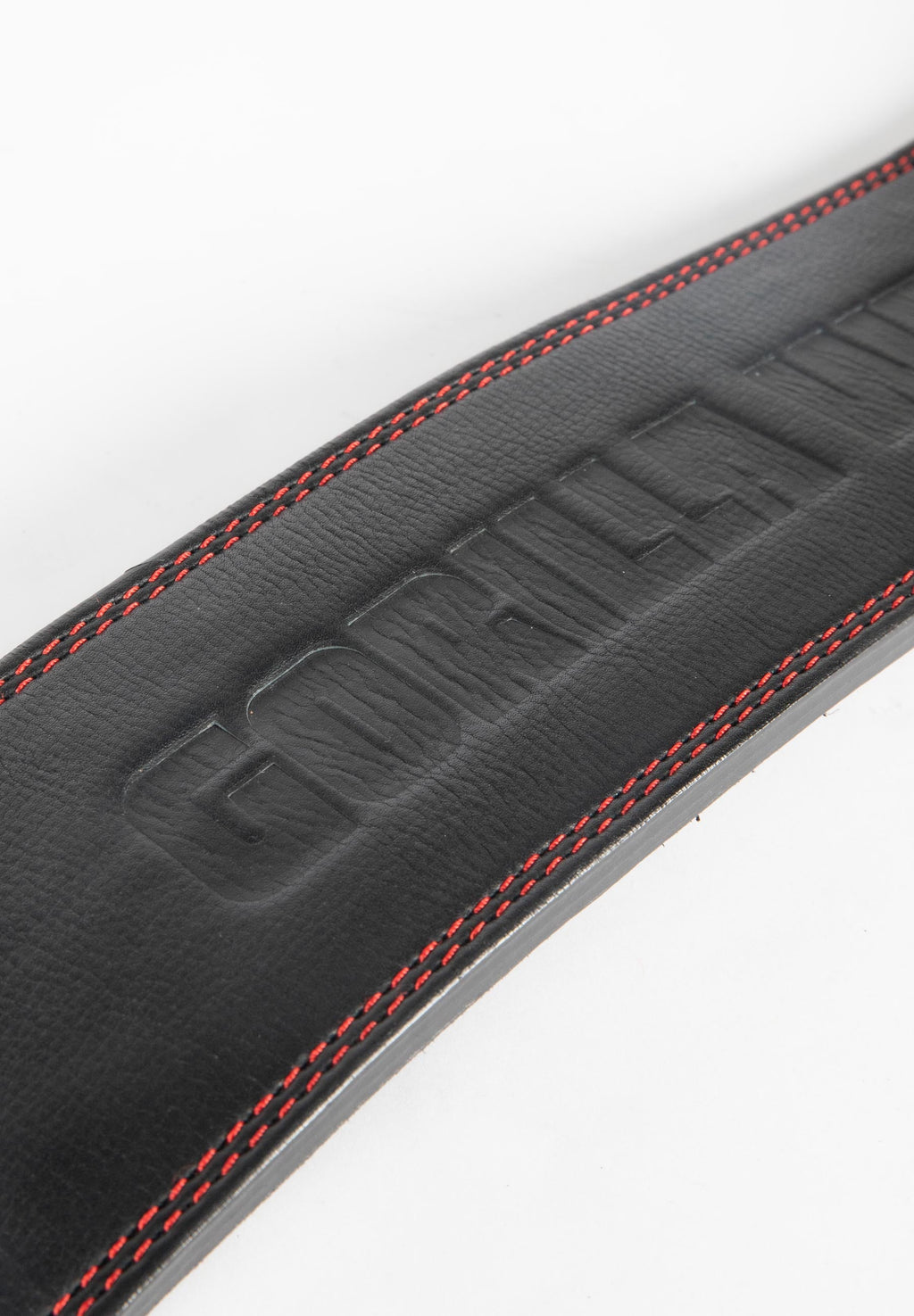 Gorilla Wear Halterriem - 4 Inch Premium Leather Lever Belt - Zwart