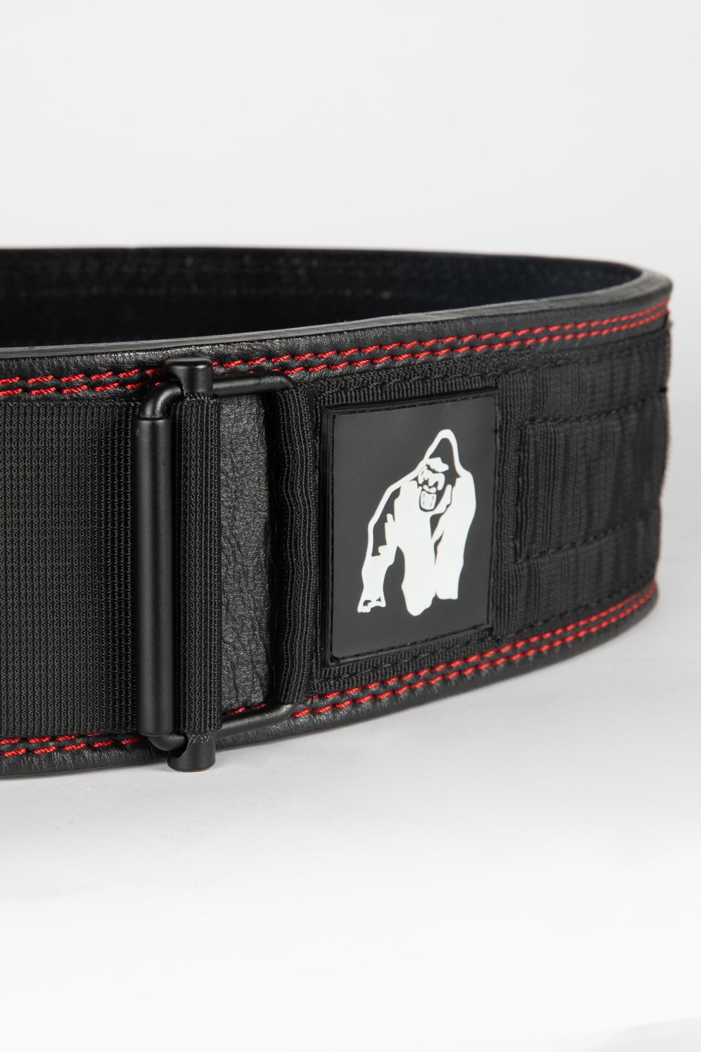 Gorilla Wear Halterriem - 4 Inch Premium Leather Lifting Belt - Zwart