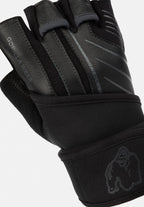 Gorilla Wear Dallas Wrist Wrap Handschoenen 2.0 - Zwart/Grijs