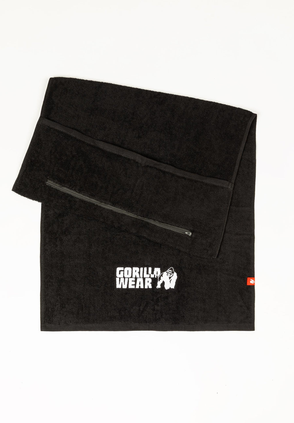 Gorilla Wear Zip Pocket Handdoek - Zwart