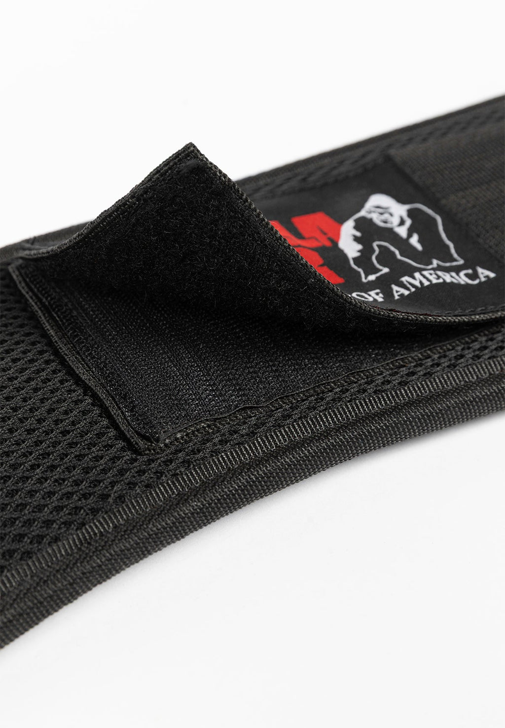 Gorilla Wear Lifting Belt 6 Inch Padded Mesh - Zwart