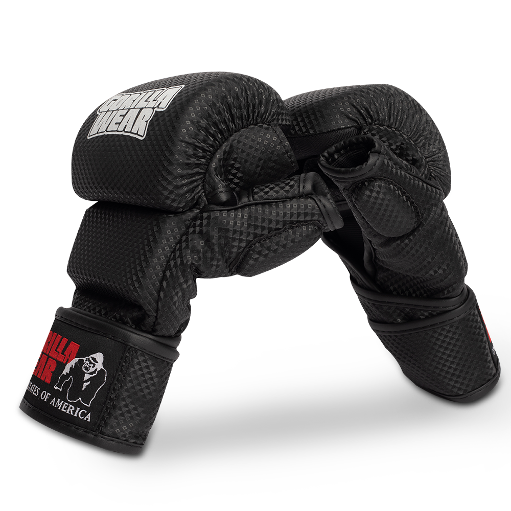 Gorilla Wear Ely MMA Bokshandschoenen - Zwart/Wit
