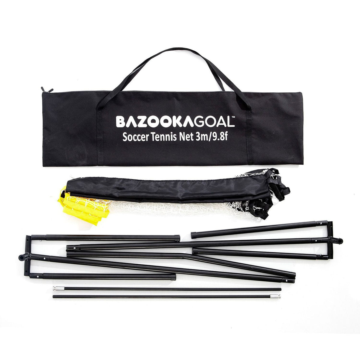 BazookaGoal Voetbaltennis Net - 3m - Aanzicht