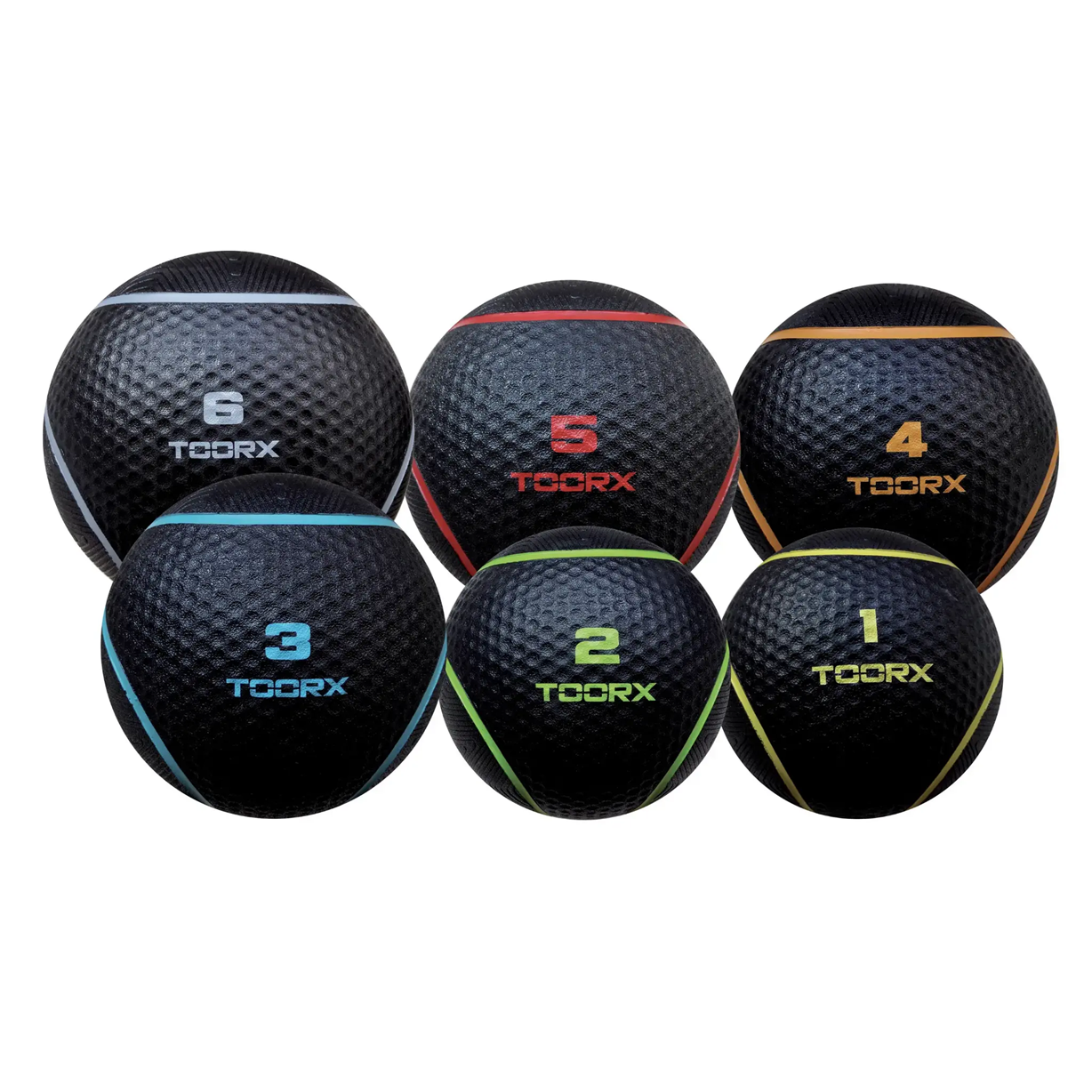 Toorx Fitness Medicine Ball - Zwart/Groen - 2 kg