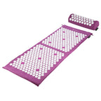 HMS Premium Spijkermat met Spijkerkussen - Paars/Wit