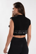 Gorilla Wear Albion Oversized Crop Top - Zwart