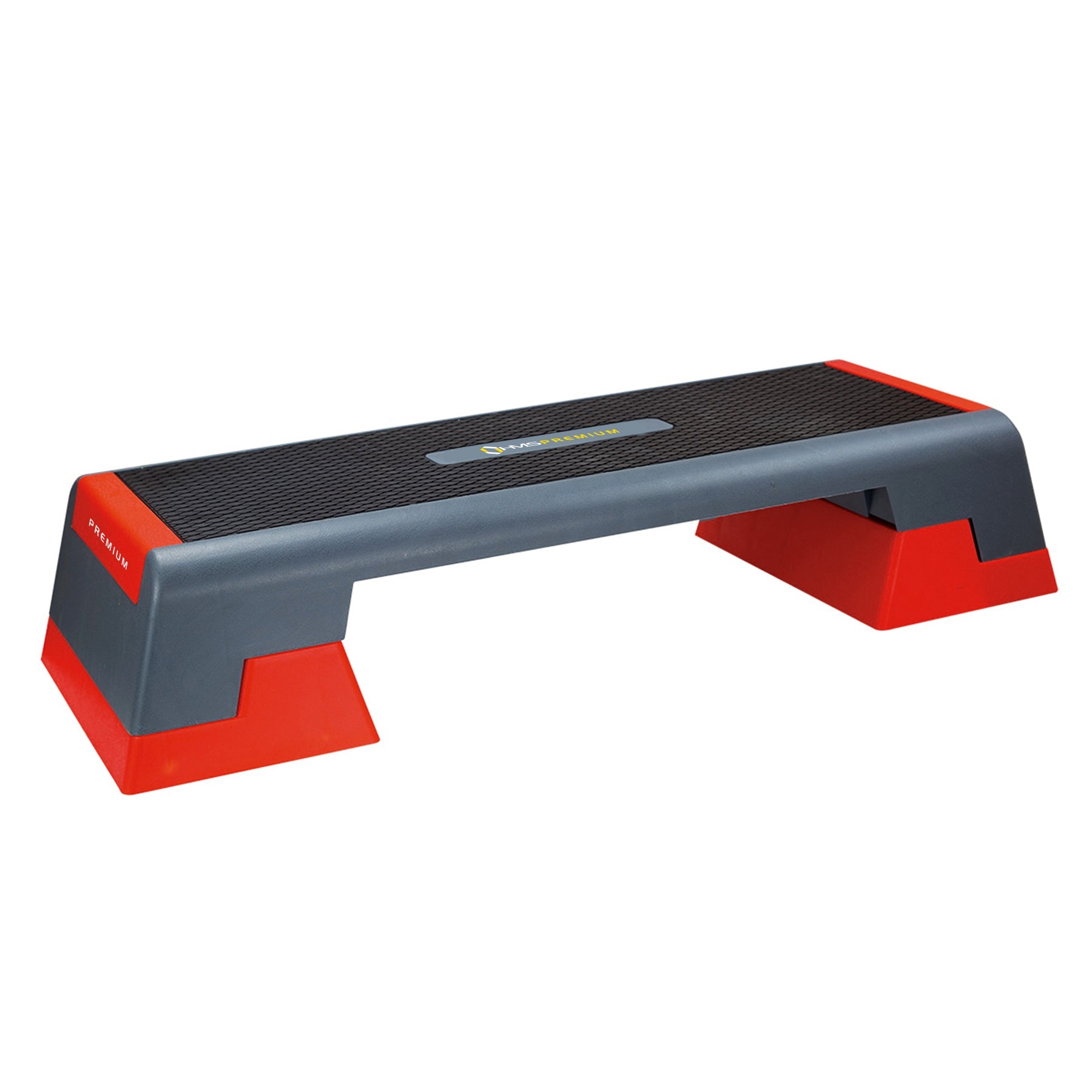 HMS Fitness Premium Aerobic Step - Zwart/Rood