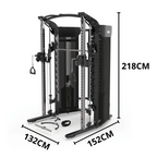 Toorx Professional ASX-7000 3-in-1 Dual Pulley Smith Machine & Rack