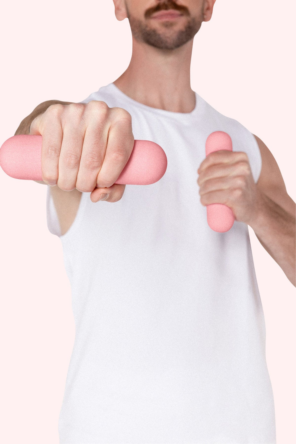 Bala Bars Dumbbells - 2 x 1 kg - Blush/Roze
