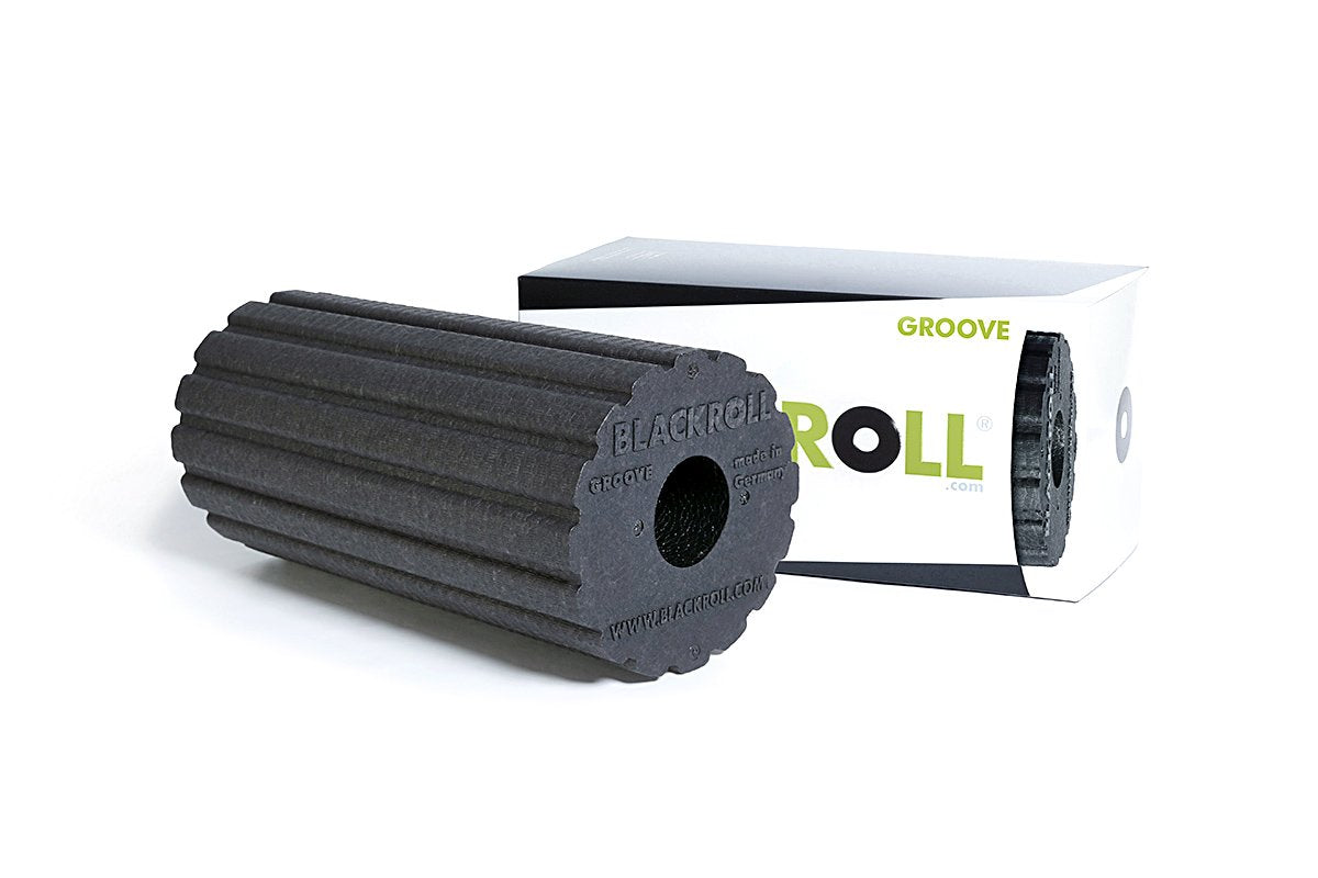 Blackroll Standard Groove Foam Roller - 30 cm - Zwart