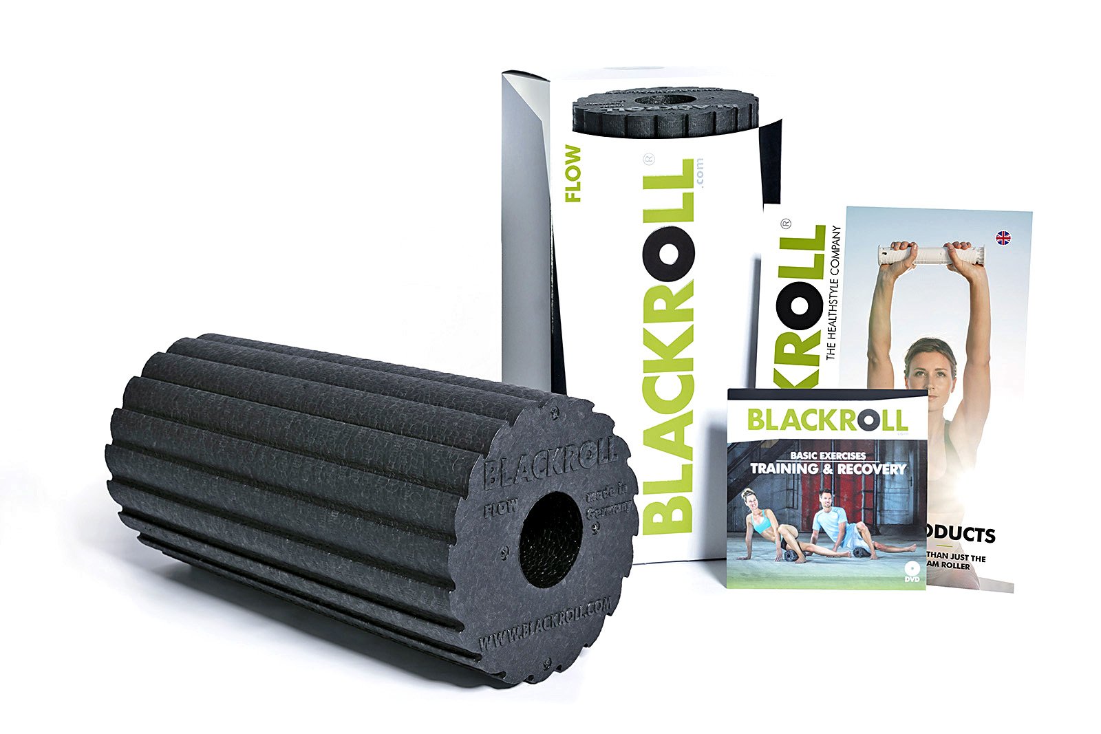 Blackroll Flow Standard Foam Roller - 30 cm - Zwart