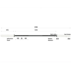 Toorx Professional BO-450 Cross Challenge Halterstang - 220 cm