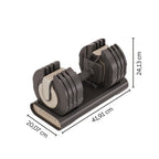Centr Smart Stack 50 Verstelbare Dumbbell Set - 2,3 kg tot 22,5 kg