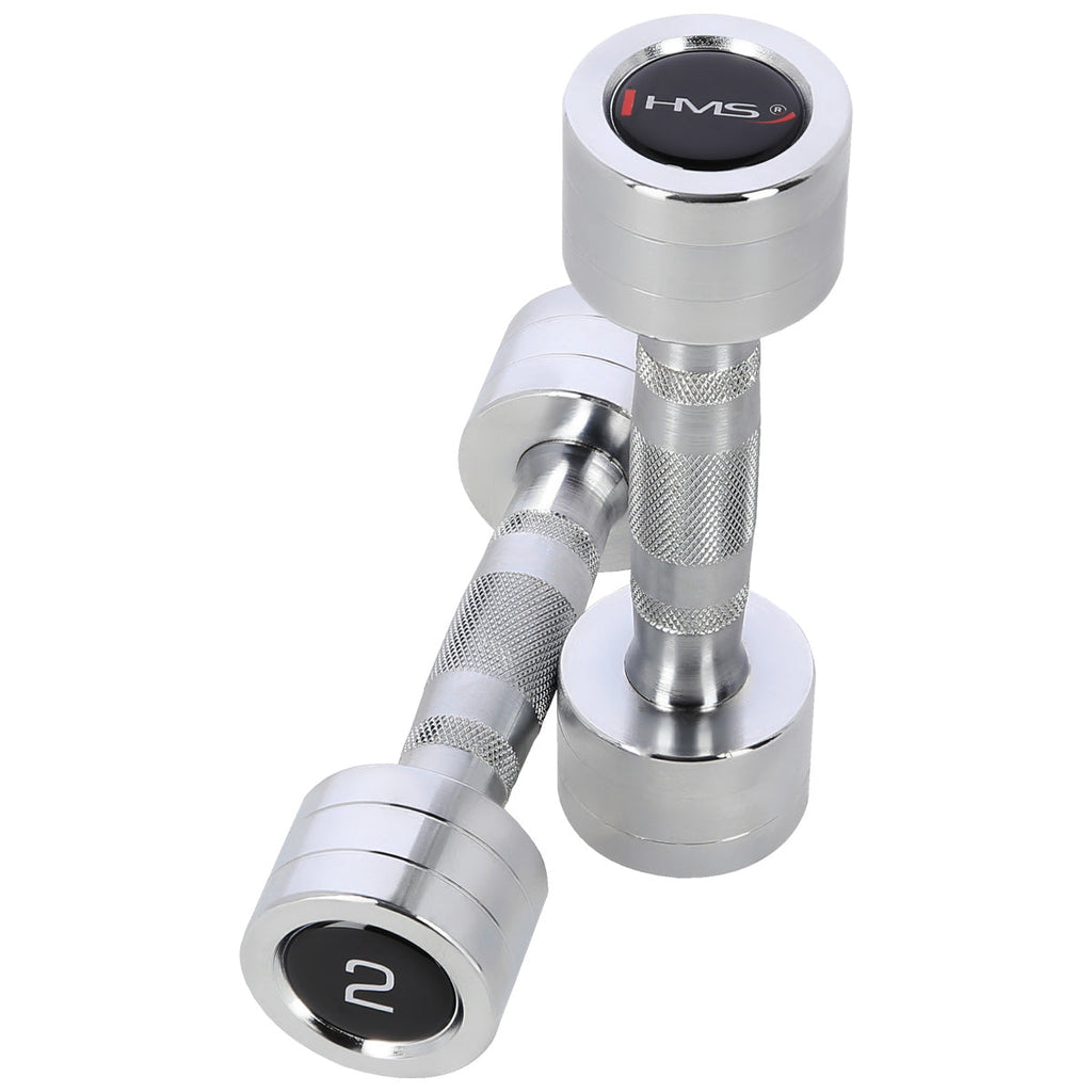 HMS Chroom Dumbbell Set - 2 x 2 kg
