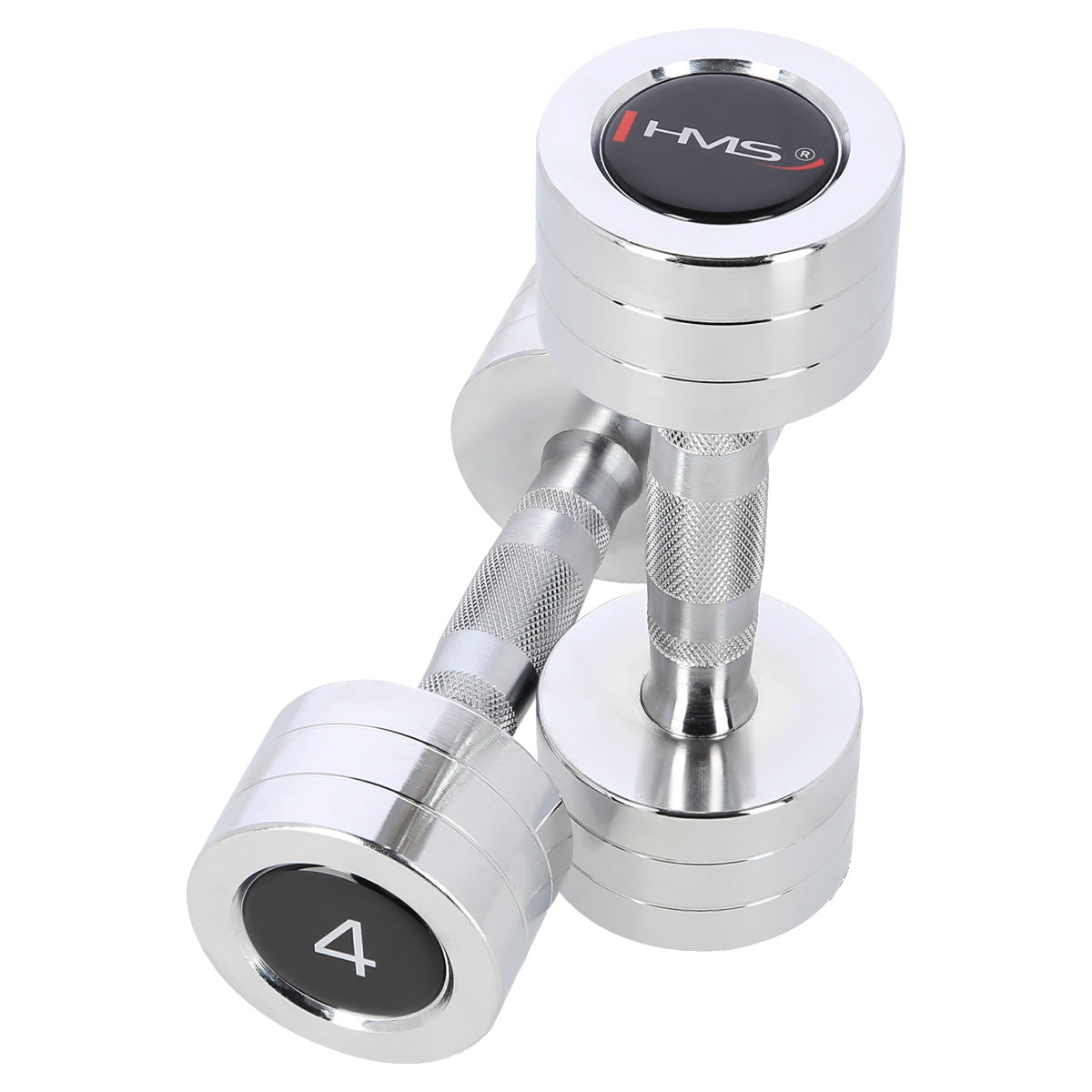 HMS Chroom Dumbbell Set - 2 x 4 kg