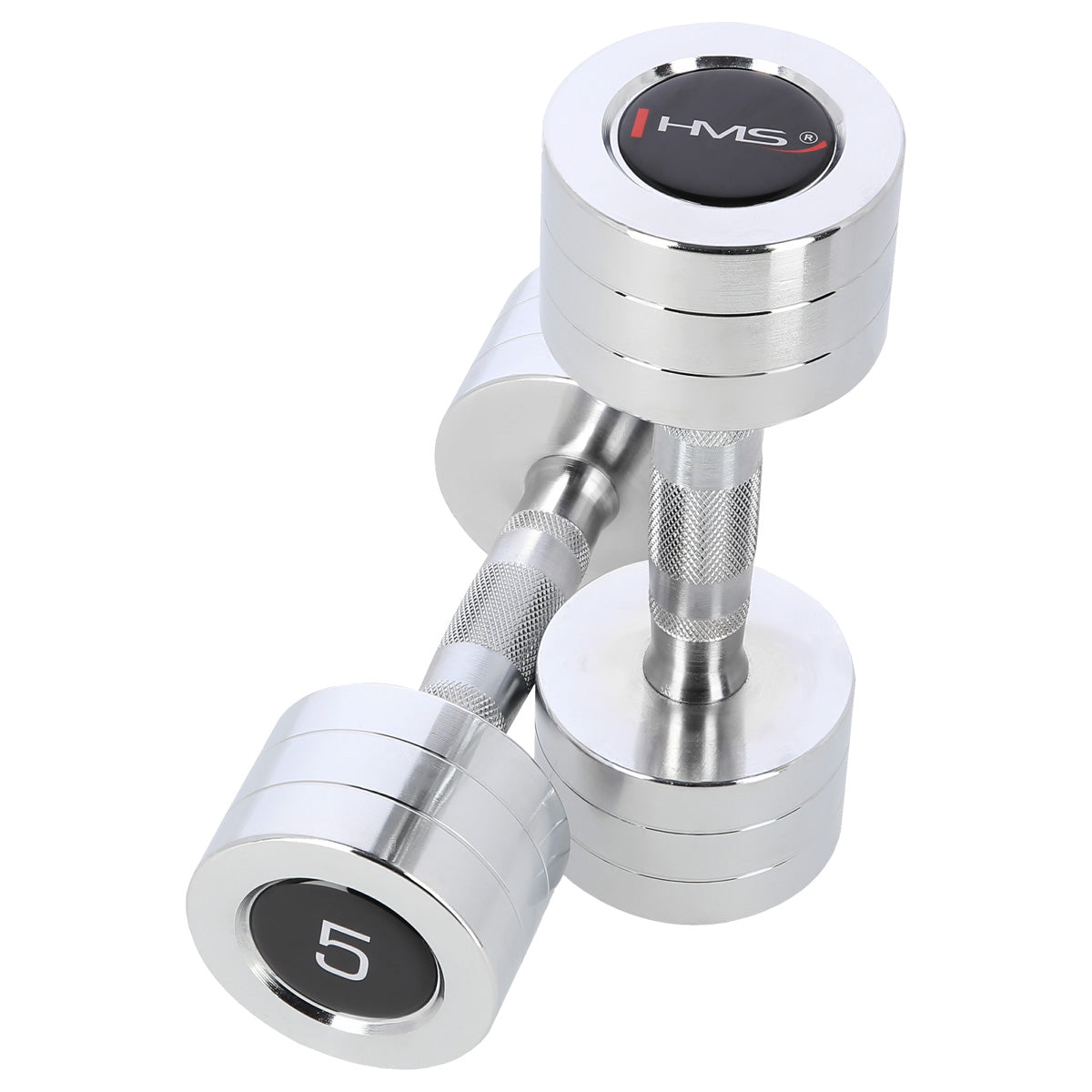 HMS Chroom Dumbbell Set - 2 x 5 kg