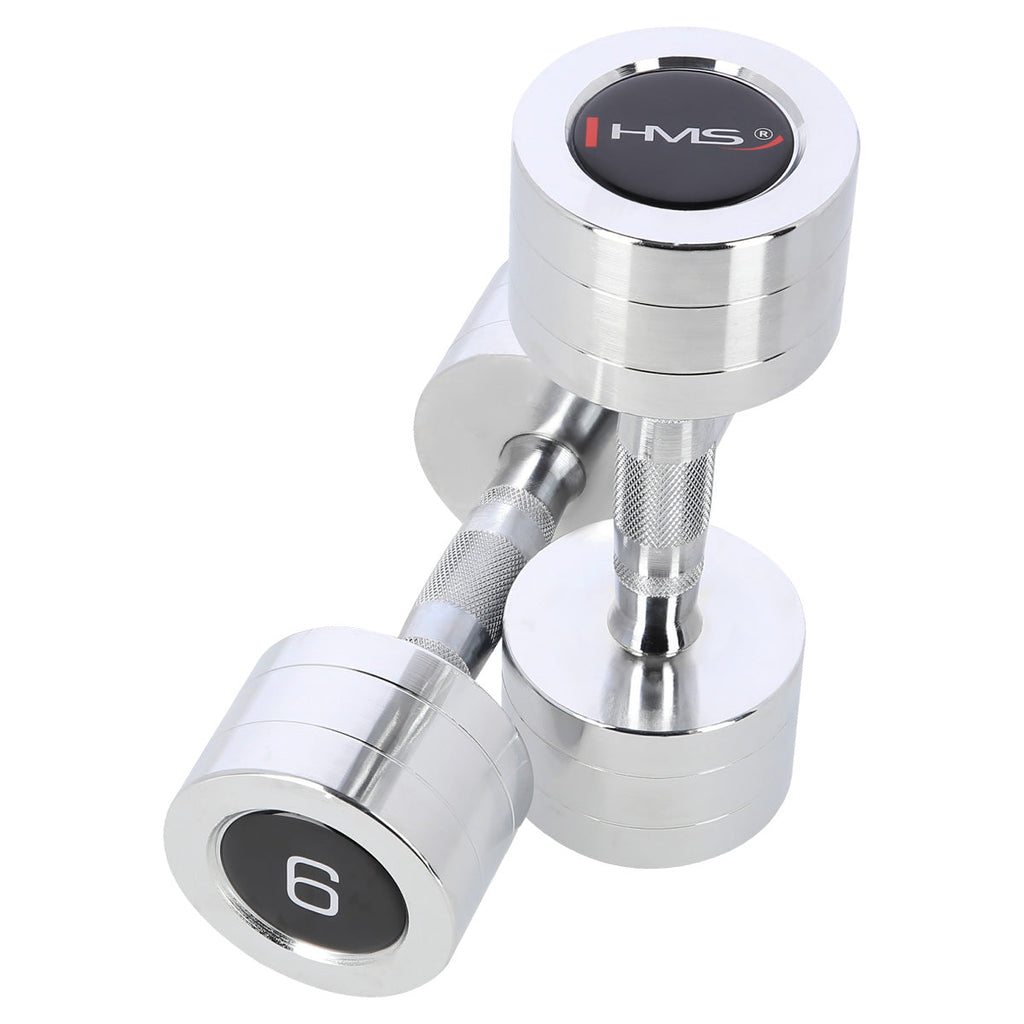 HMS Chroom Dumbbell Set - 2 x 6 kg