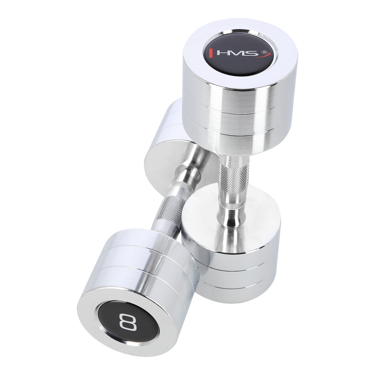 HMS Chroom Dumbbell Set - 2 x 8 kg