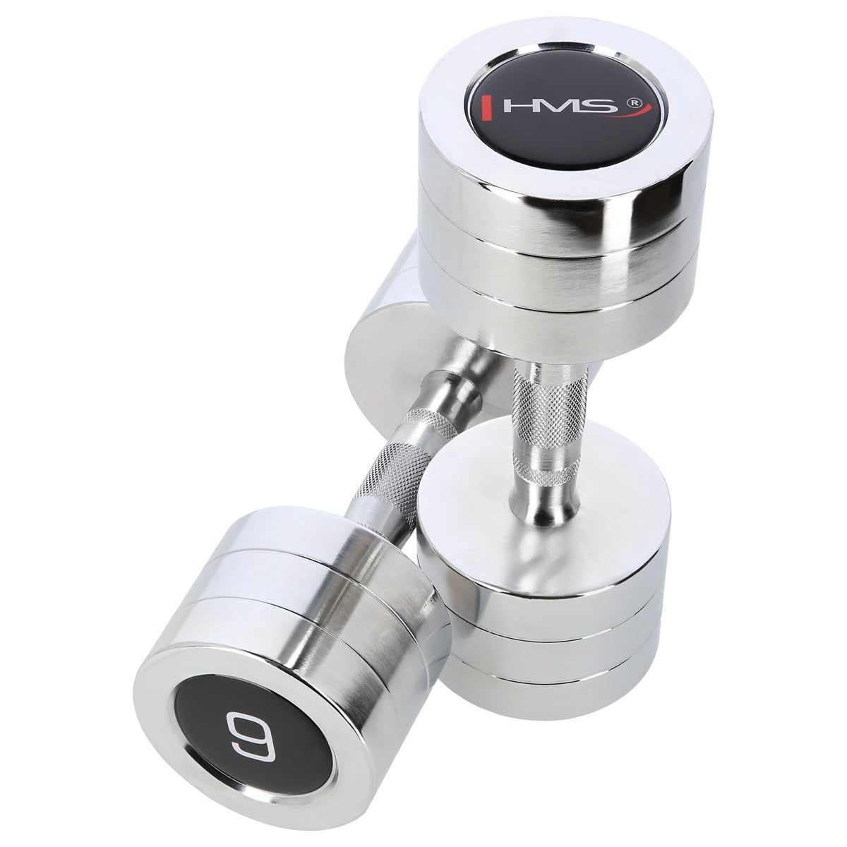 HMS Chroom Dumbbell Set - 2 x 9 kg