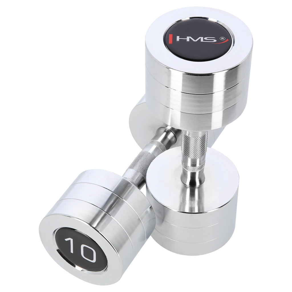 HMS Chroom Dumbbell Set - 2 x 10 kg