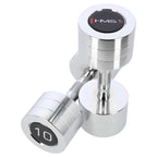 HMS Chroom Dumbbell Set - 2 x 10 kg