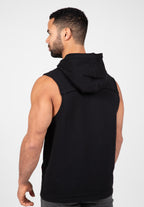Gorilla Wear Chico Mouwloos T-shirt met Capuchon - Zwart
