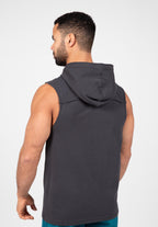 Gorilla Wear Chico Mouwloos T-shirt met Capuchon - Donkergrijs